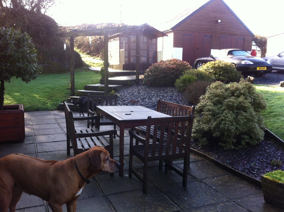 Bed and Breakfast Beudy Bach Cross Hands Exterior foto